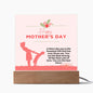 Happy Mother's Day The Sweetest Mom - Printed Square Acrylic Plaque❤️