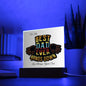 To The Best Dad Ever-Love A Son-Square Acrylic Plaque!
