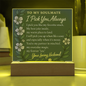 Soulmate Acrylic Plaque - I Pick You Always - Romantic Anniversary Gift