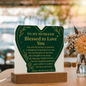 To My HUSBAND-BLESSED TO LOVE YOU-ACRYLIC PLAQUE!