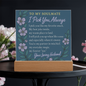 Soulmate Acrylic Plaque - I Pick You Always - Romantic Anniversary Gift