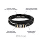 To My Lovely Soulmate-Halloween-Men's "Love You Forever" Bracelet