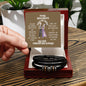 To My Soulmate Trick or Treat-Men's "Love You Forever" Bracelet