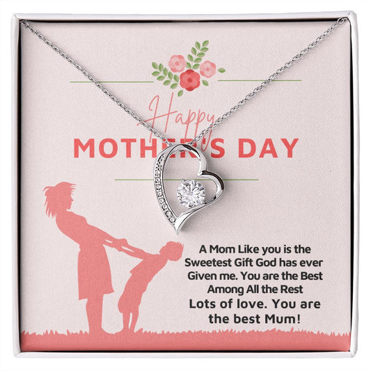 Happy Mother's Day- U are the Best- Forever Love NECKLACE❤️