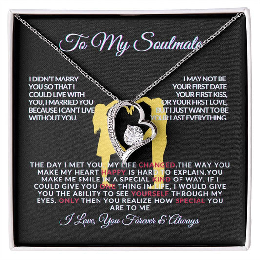 To My Soulmate | The Day I Met You |Forever Love Necklace
