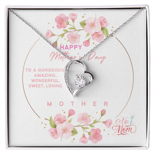Happy Mother's Day -Amazing Mom -Forever Love Necklace❤️