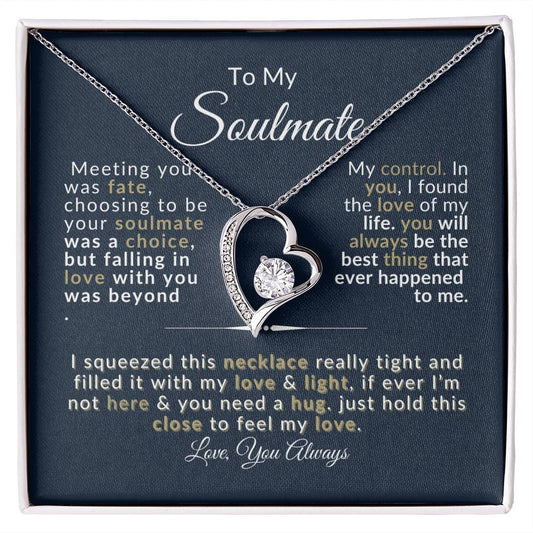 Forever Love Necklace for Soulmate - Meeting Fate - Romantic Gift