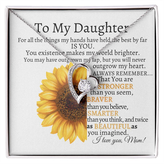 To My Daughter| My Hands Have Held| Forever Love Necklace