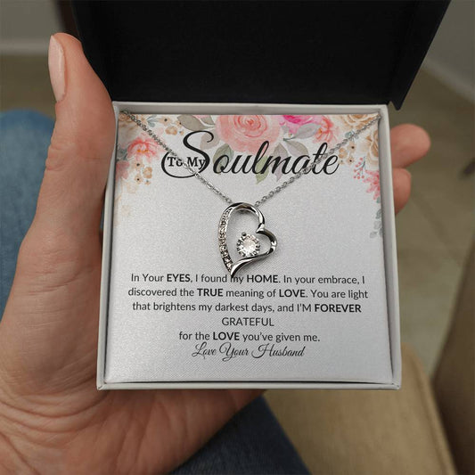 Forever Love Necklace for Soulmate - Forever Grateful - Romantic Gift
