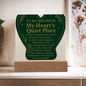 Acrylic Plaque for Soulmate - Heart's Quiet Place - Romantic Love Gift