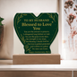 To My HUSBAND-BLESSED TO LOVE YOU-ACRYLIC PLAQUE!
