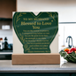 To My HUSBAND-BLESSED TO LOVE YOU-ACRYLIC PLAQUE!