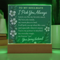 Soulmate Acrylic Plaque - I Pick You Always - Romantic Anniversary Gift