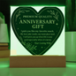 Anniversary Gift for Husband - Romantic Acrylic Plaque - Love Keepsake