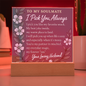 Soulmate Acrylic Plaque - I Pick You Always - Romantic Anniversary Gift