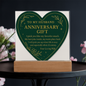 To My HUSBAND- ANNIVERSARY GIFT-ACRYLIC PLAQUE