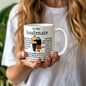 Coffee Mug for Soulmate - Forever Always - Romantic Ceramic Mug