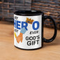 Ceramic COFFEE MUG- FOR MY HERO, FATHER'S DAD, TEACHER, FRIEND, COACH