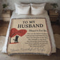Romantic Blanket for HUSBAND - Anniversary Gift - Heirloom Woven Throw A