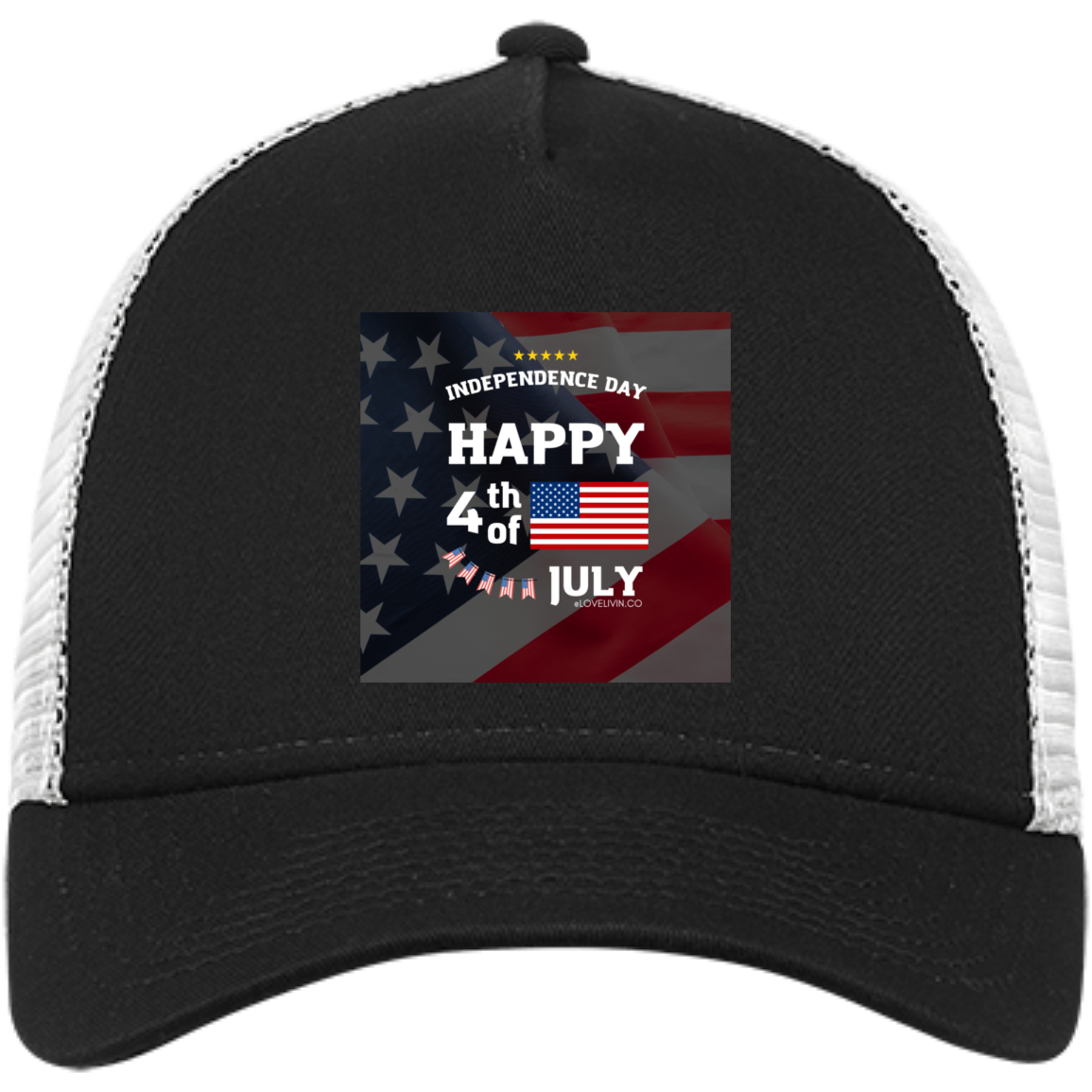 Independence day. USA- Embroidered Snapback Trucker Cap