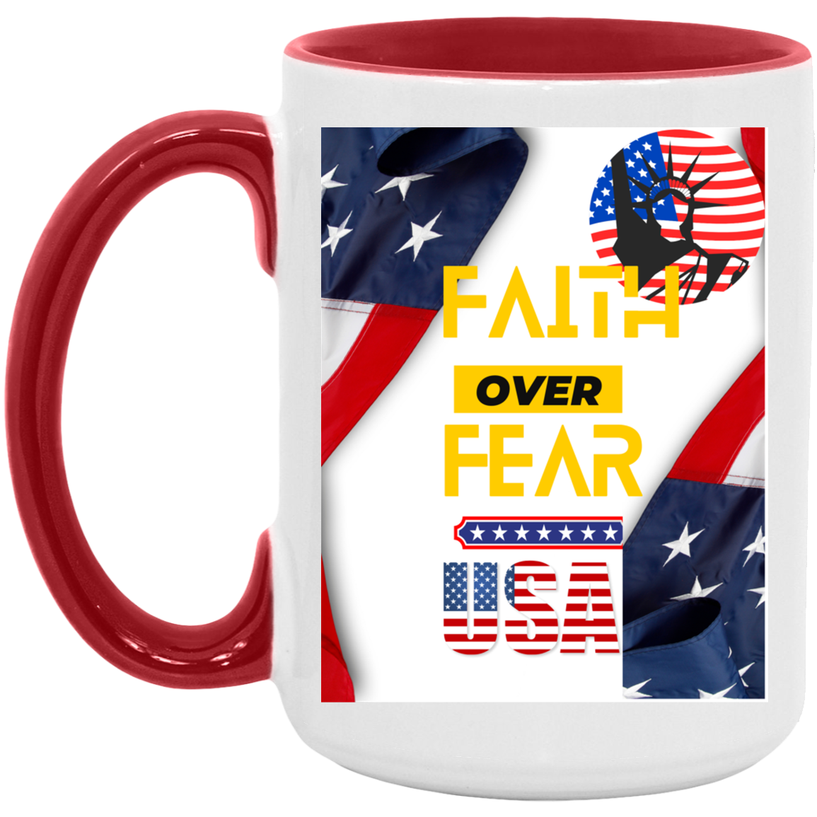 FAITH OVER FEAR-15oz. Mug