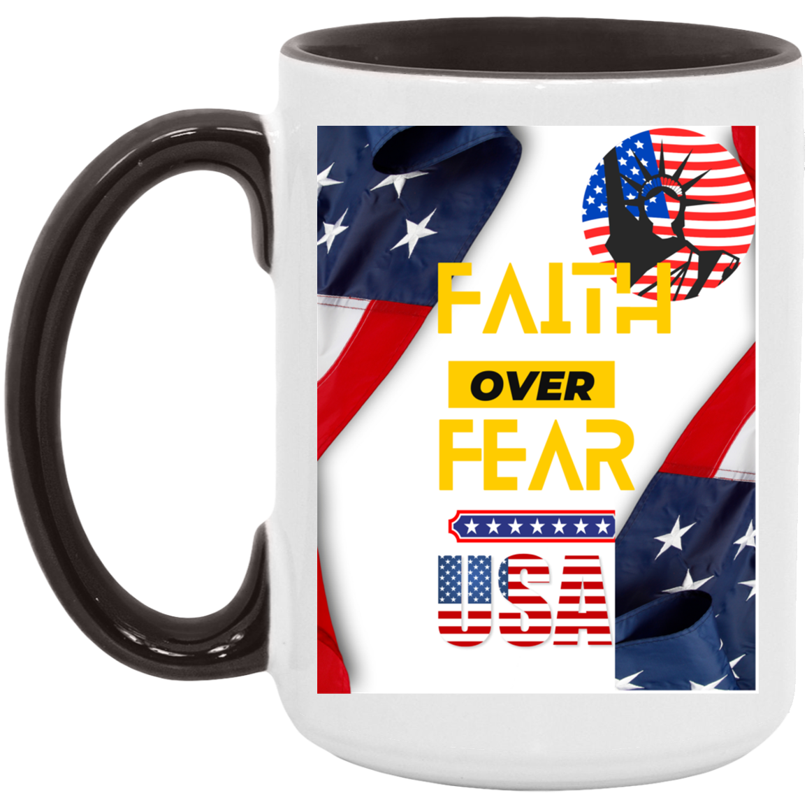 FAITH OVER FEAR-15oz. Mug