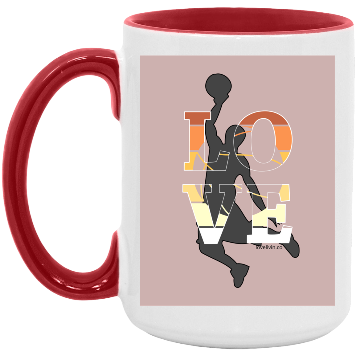 Love Basketball -15oz. Accent Mug