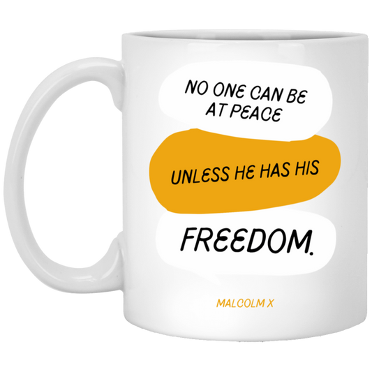 Freedom 11 oz. White - Mix Color Mug