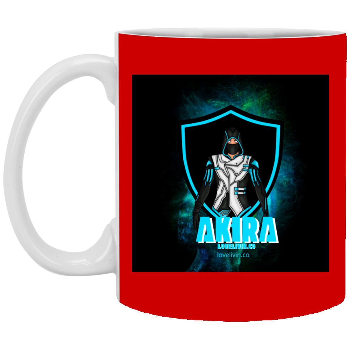 AKIRA WORRIER CUP 11 oz. White Mug