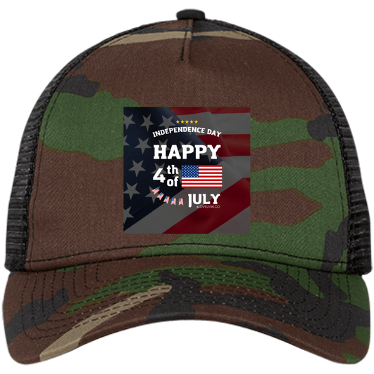 Independence day. USA- Embroidered Snapback Trucker Cap
