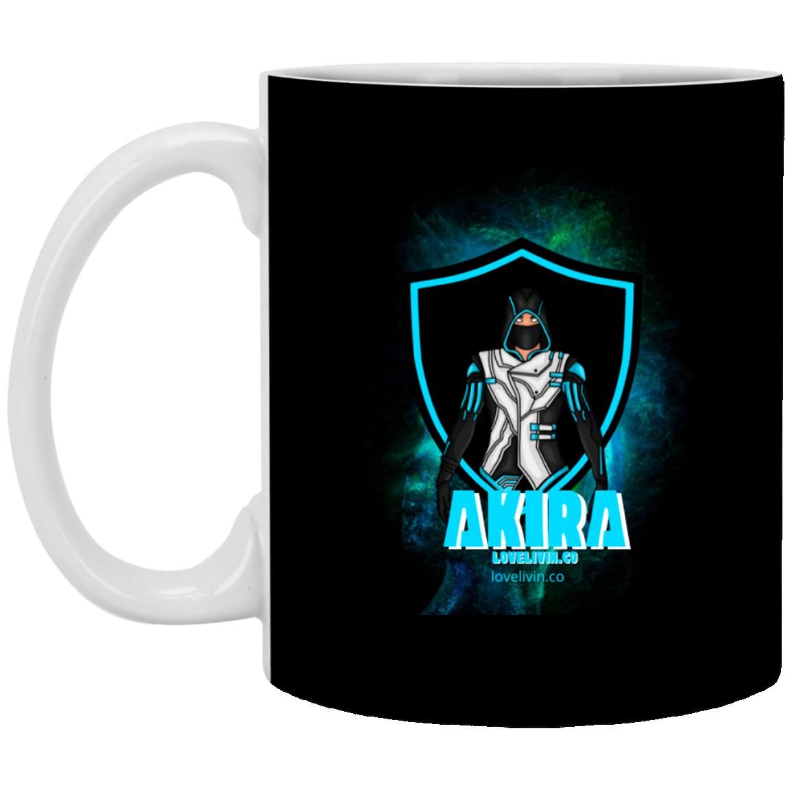 AKIRA WORRIER CUP 11 oz. White Mug