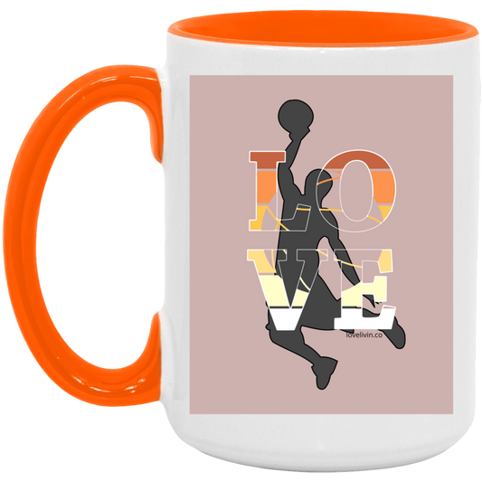 Love Basketball -15oz. Accent Mug