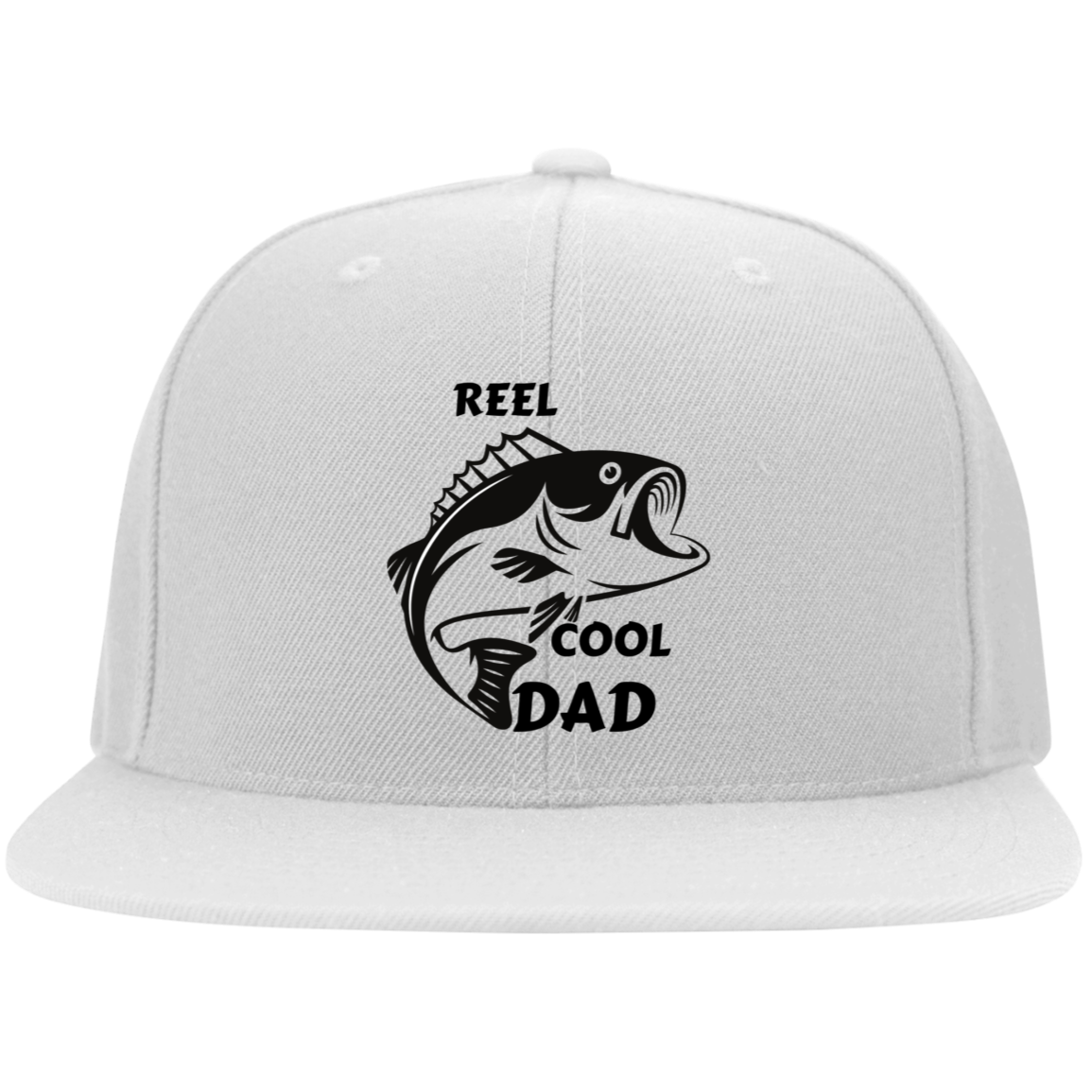 Reel Cool DAD -  Flat Bill Twill Flex fit Cap