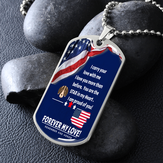 Remember And Honor- Dog Tag