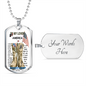 To My Lover - America - Military's Dog Tag