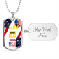 FAITH OVER FEAR-Dog Tag