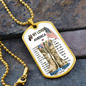To My Lover - America - Military's Dog Tag