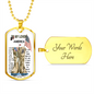 To My Lover - America - Military's Dog Tag