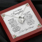 To My Bonus Daughter-Forever Love Necklace