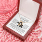 To My Lovely Daughter-Forever Love Necklace