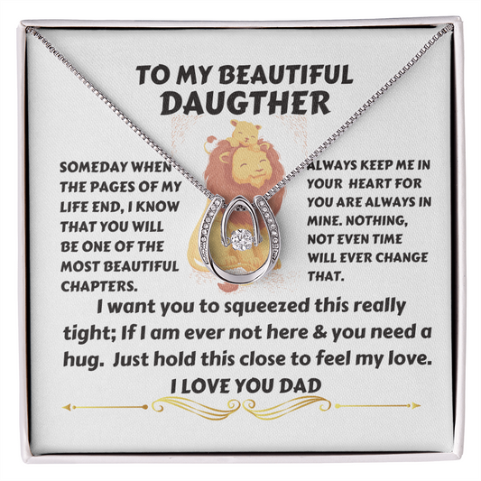 Daughter - In My Heart - Pendant   Necklace
