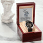 To Our Son - Men's Openwork Watch