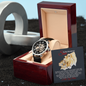 To My WONDERFUL- SON- Men's Openwork Watch