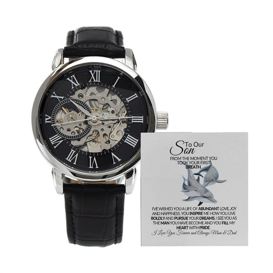 To Our Son - Men's Openwork Watch