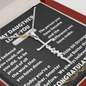 To My Daughter - Beautiful - Faith Cross Necklace