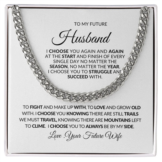 TO MY FUTURE HUSBAND-Choose-Cuban Link Chain