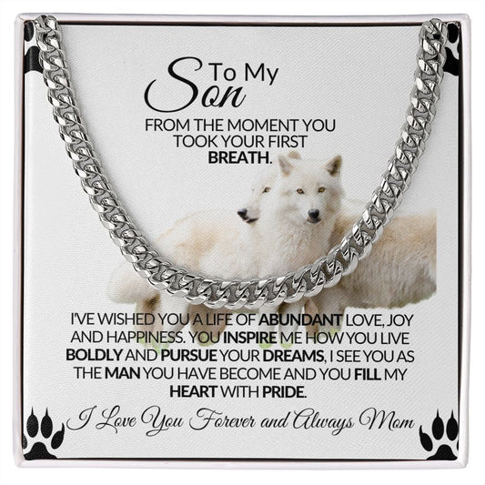 To Our Son - Cuban Link Chain
