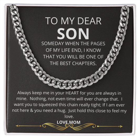 Son- My Heart- Cuban Link Chain