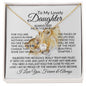 To My Lovely Daughter - Alluring Beauty Necklace
