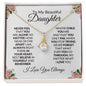 To My Beautiful Daughter-Alluring Beauty Necklace